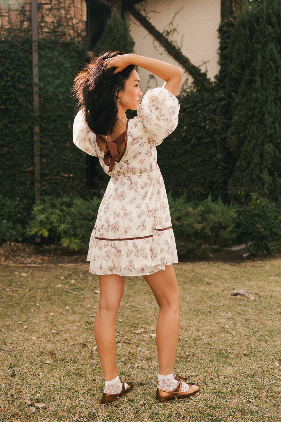 Lincoln Ribbon Trim Mini Dress - FINAL SALE