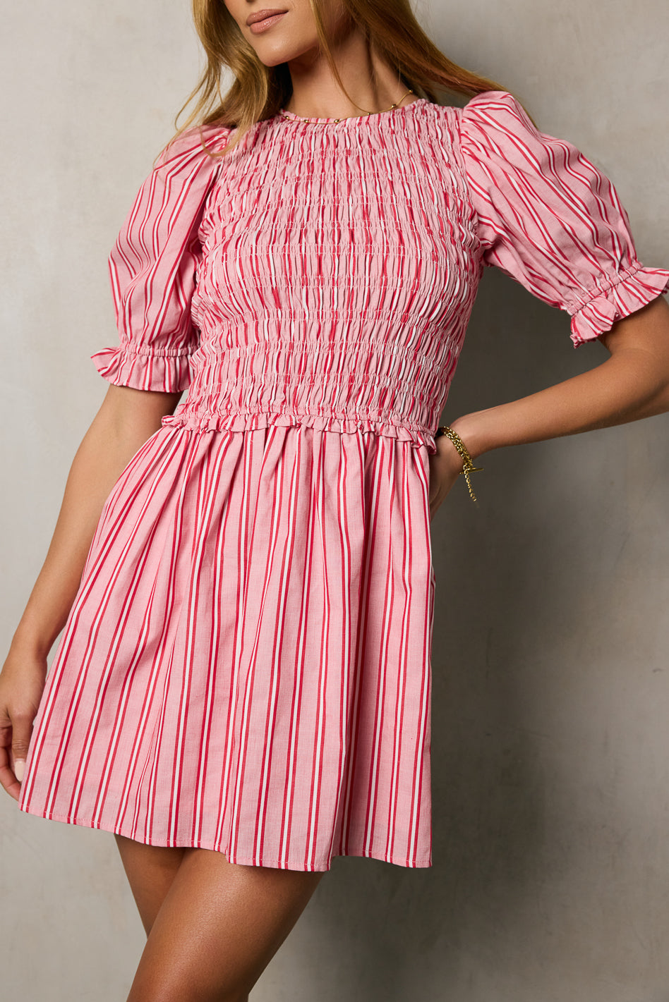 Liana Bow Tie Mini Dress - FINAL SALE