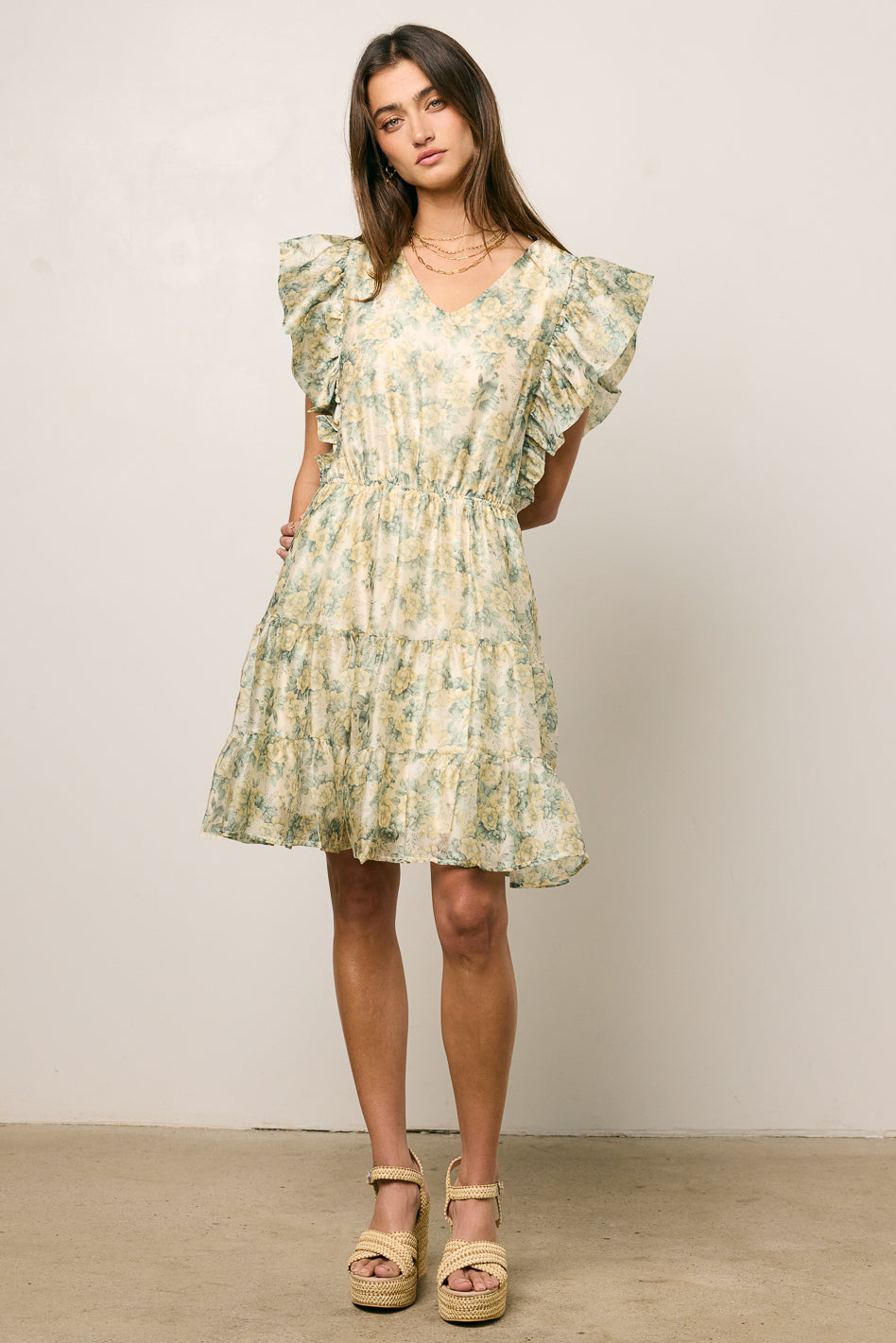 Katrina Ruffled Mini Dress - FINAL SALE