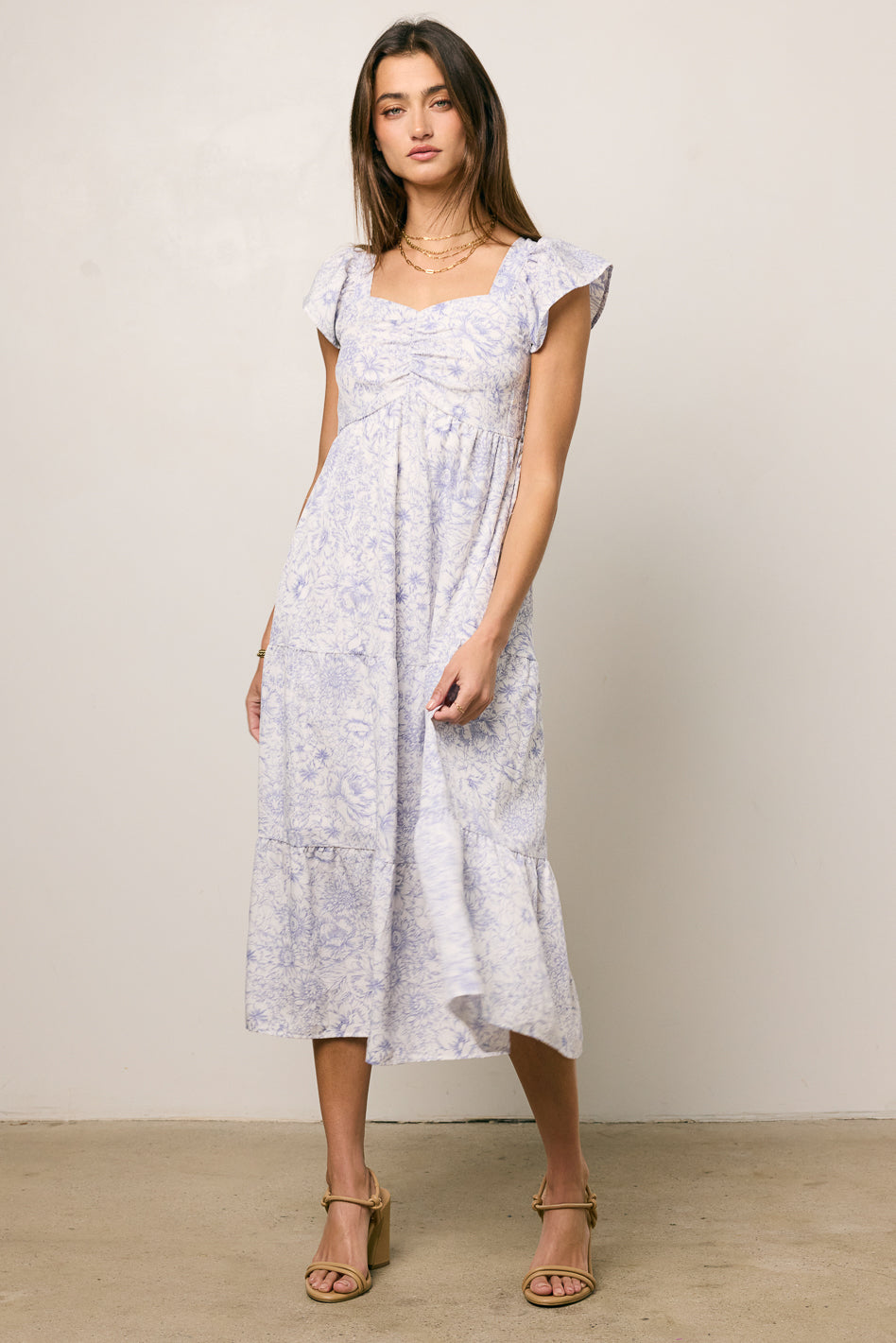 Jenny Floral Midi Dress - FINAL SALE