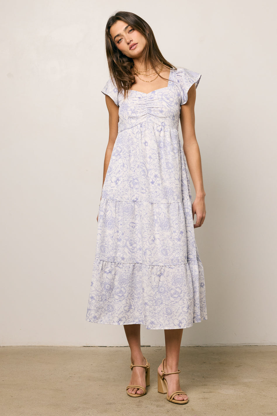 Jenny Floral Midi Dress - FINAL SALE