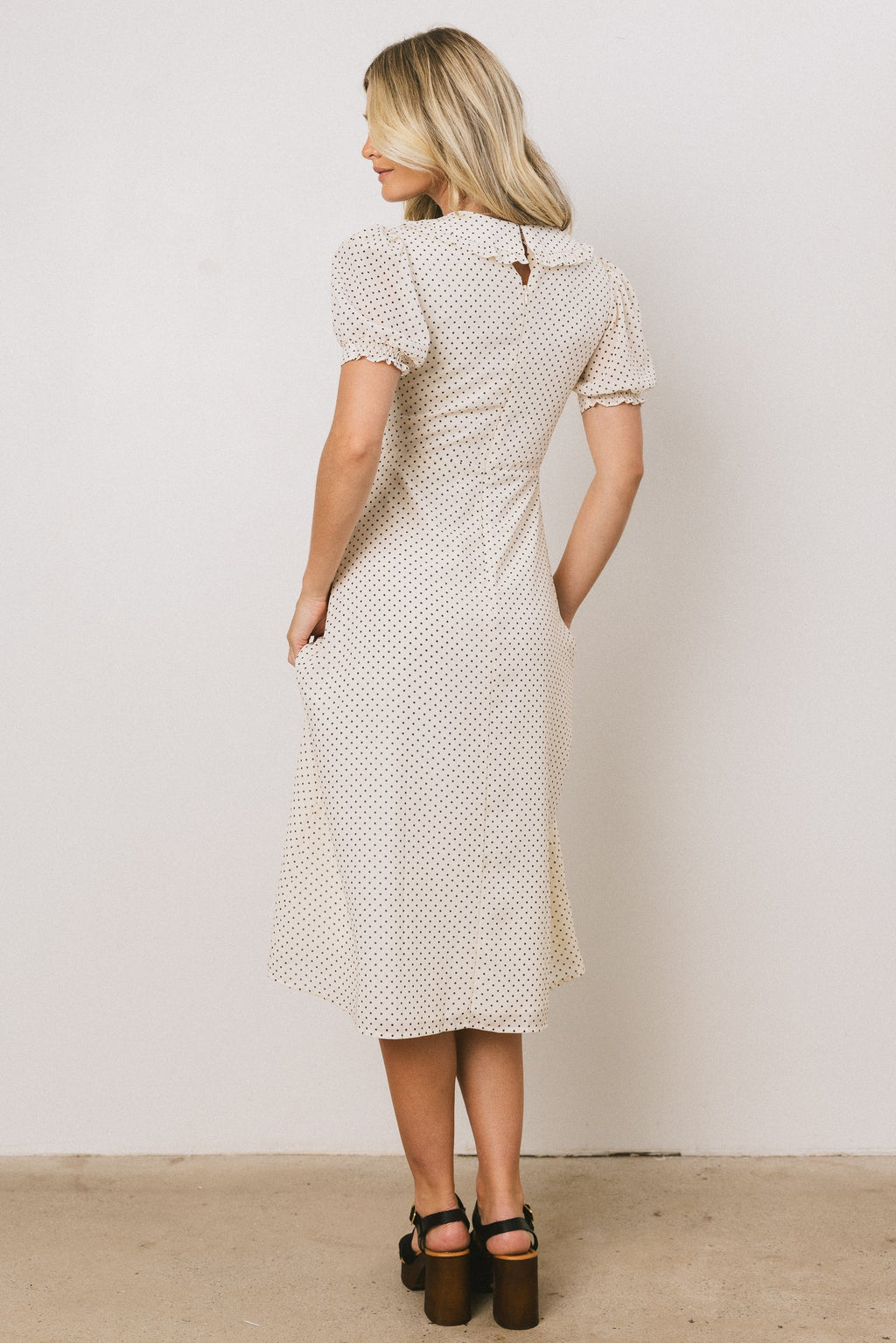 Chloe Polka Dot Midi Dress