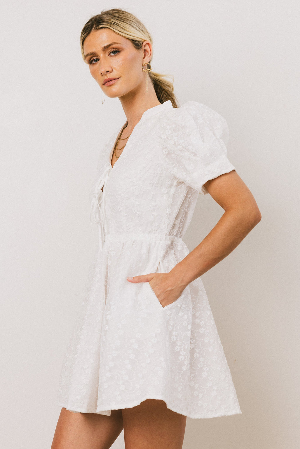 Mateo Floral Mini Dress