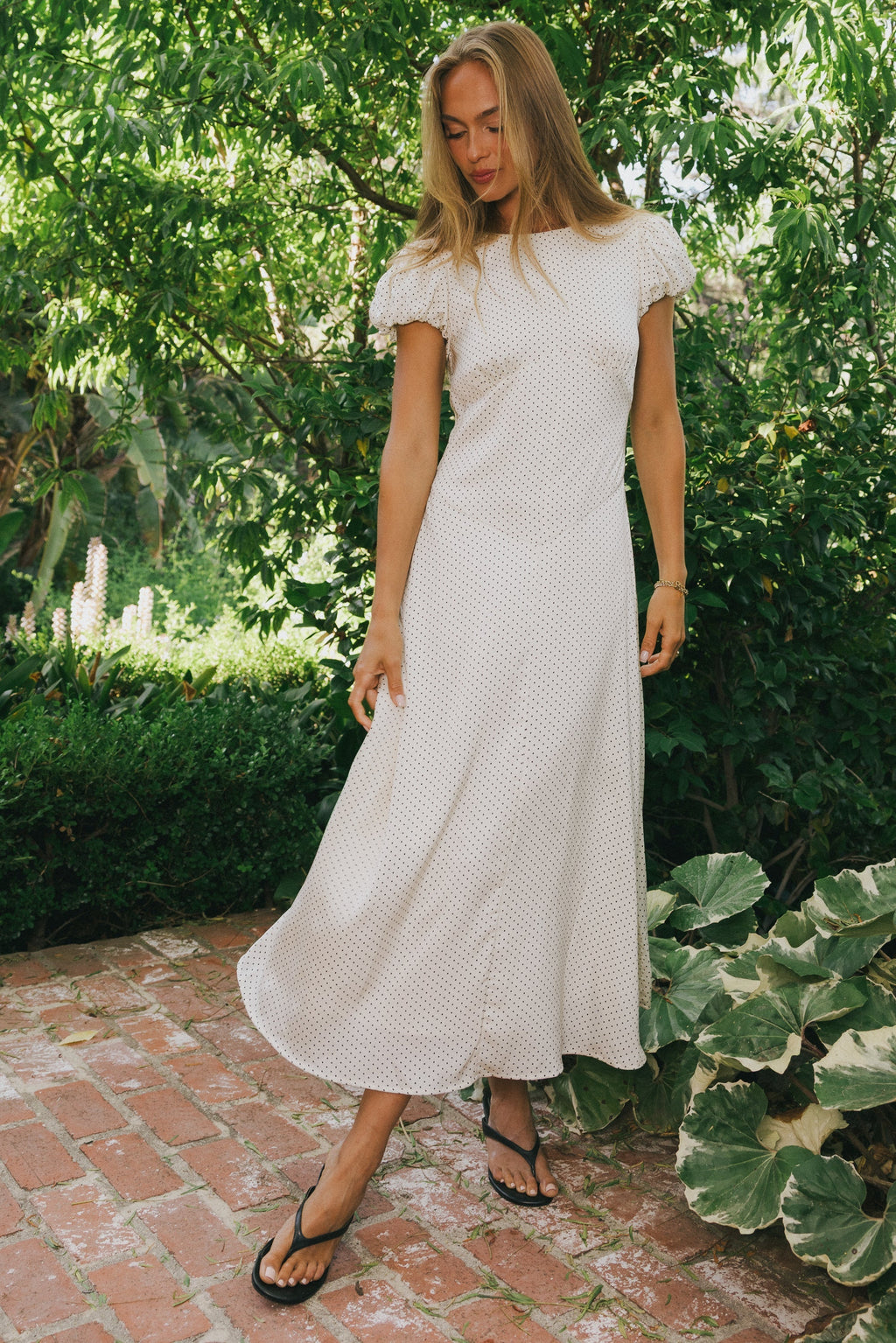 Karla Polka Dot Maxi Dress