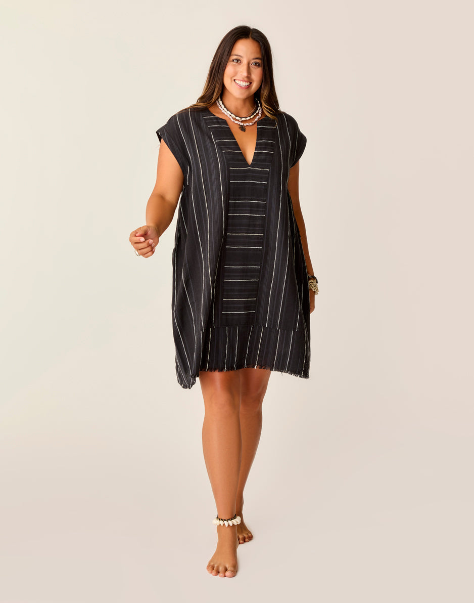 Zuma Stitched Coverup: Black Texture