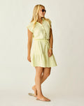 Alex Gauze Dress: Light Limeade